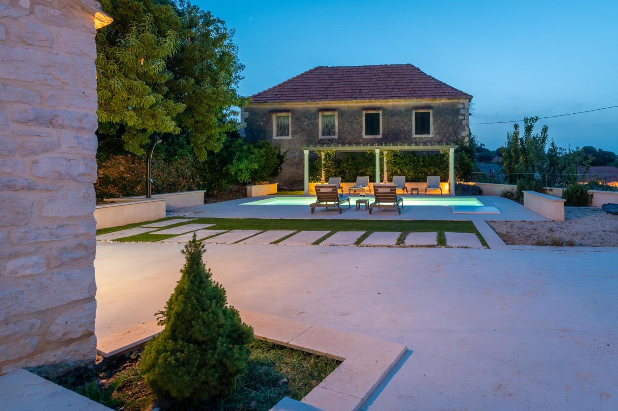 Villa Komelo Škrip Esterno foto