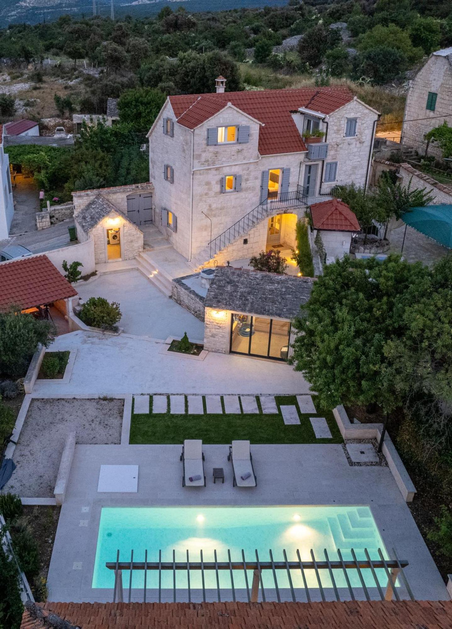 Villa Komelo Škrip Esterno foto